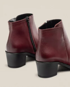 Heeled Ankle Boot LILLE-016 Burgundy