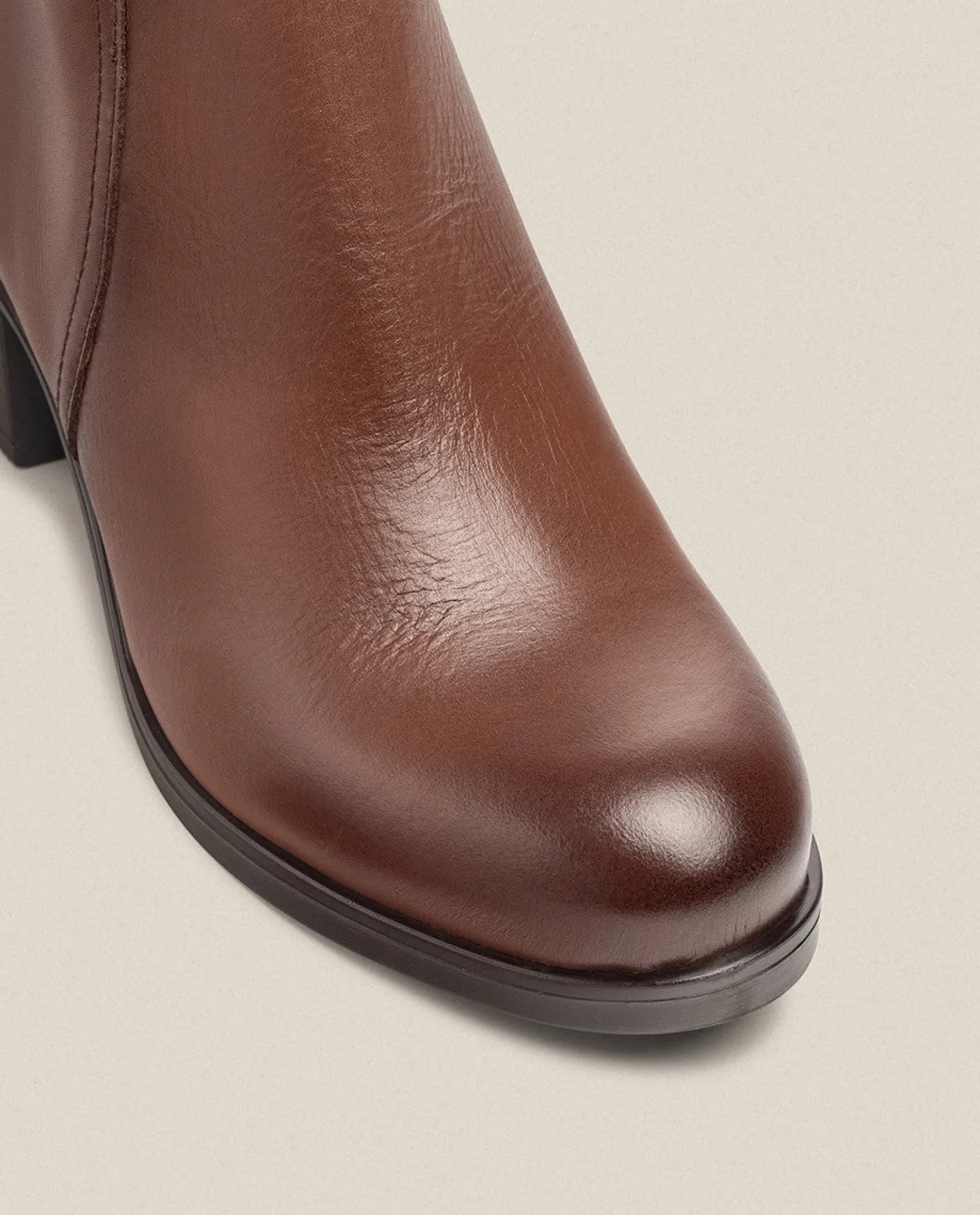 Heeled Ankle Boot LILLE-016 Brown