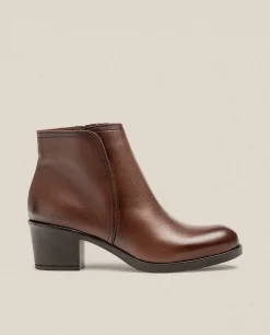 Heeled Ankle Boot LILLE-016 Brown