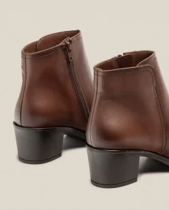 Heeled Ankle Boot LILLE-016 Brown