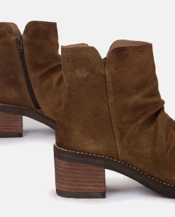 Heeled Ankle Boot MESINA-003 Brown