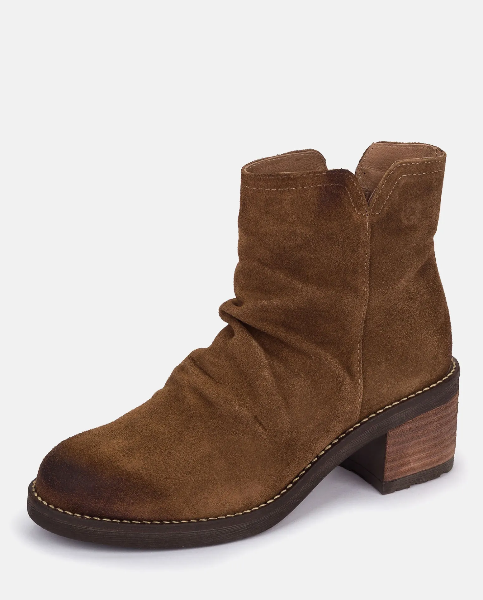 Heeled Ankle Boot MESINA-003 Brown
