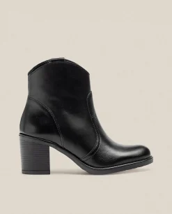 Heeled Ankle Boot ORNE-003 Black