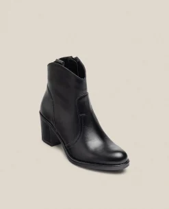 Heeled Ankle Boot ORNE-003 Black