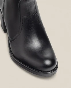 Heeled Ankle Boot ORNE-003 Black