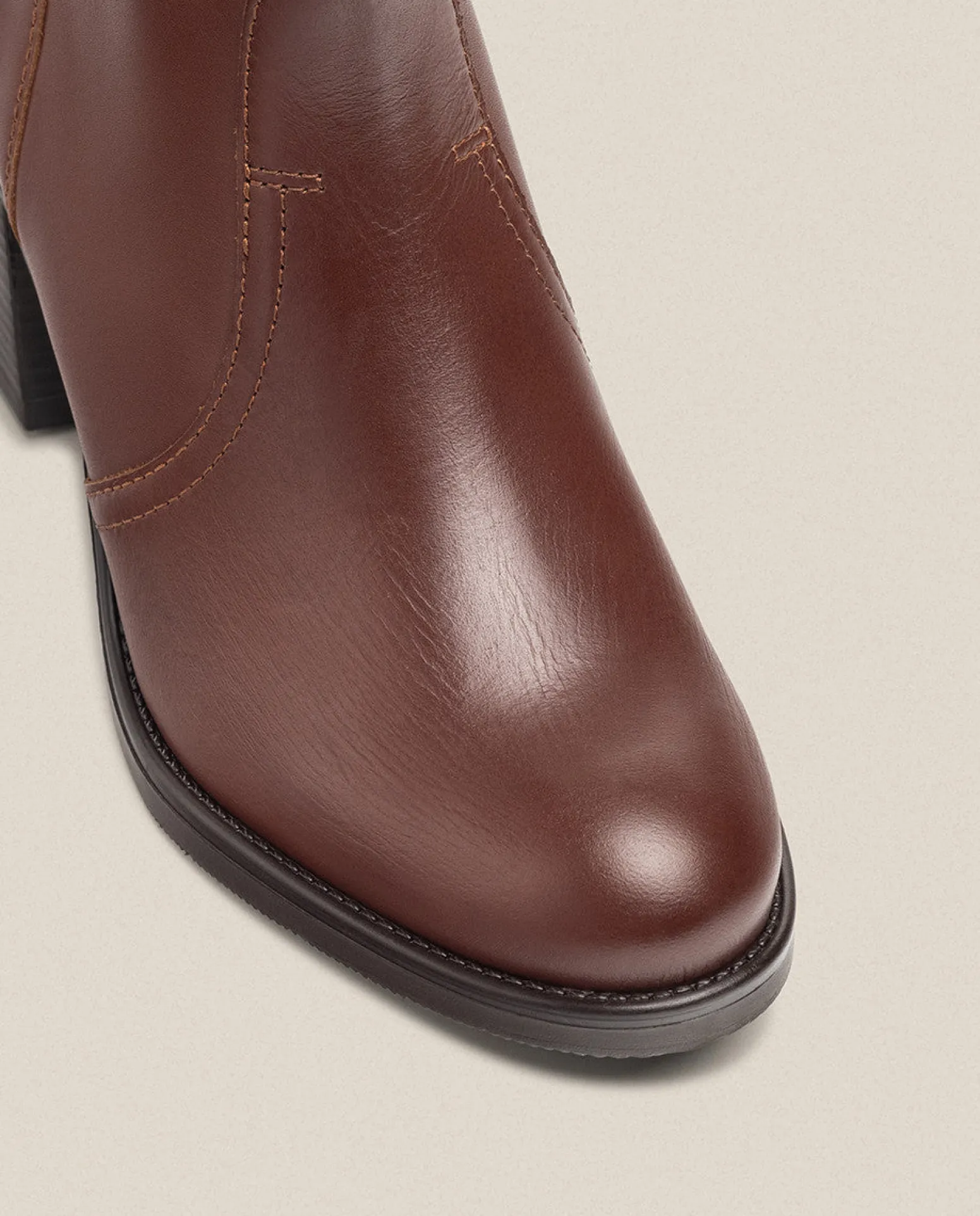 Heeled Ankle Boot ORNE-003 Brown