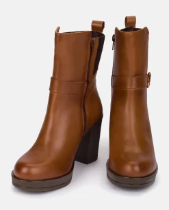 Heeled Ankle Boot PILSEN-003 Leather