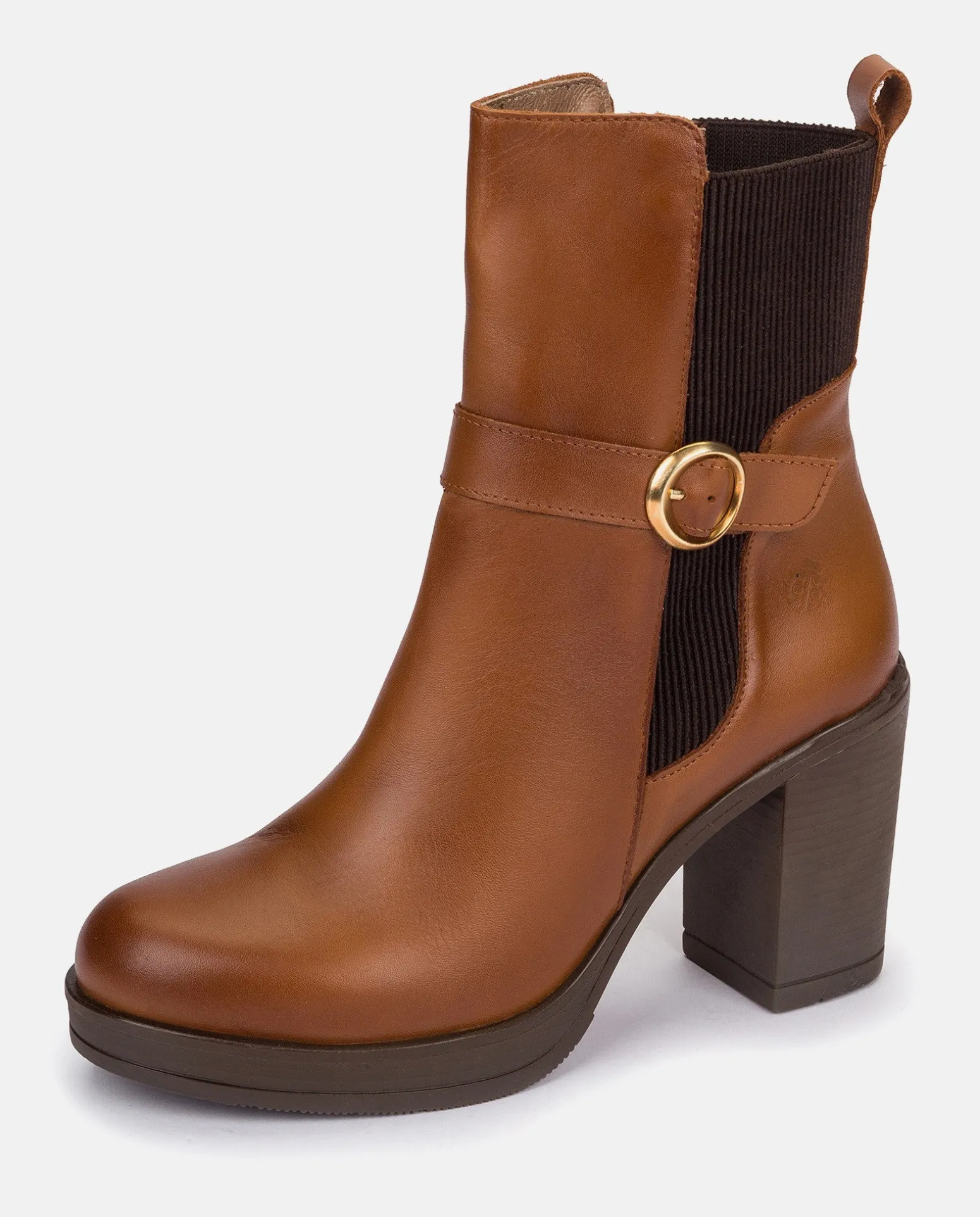 Heeled Ankle Boot PILSEN-003 Leather