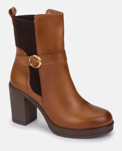 Heeled Ankle Boot PILSEN-003 Leather