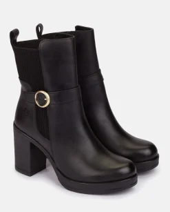 Heeled Ankle Boot PILSEN-003 Black
