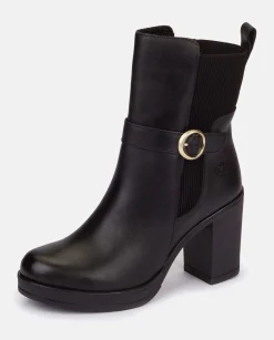 Heeled Ankle Boot PILSEN-003 Black