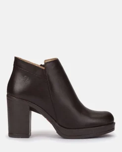 Heeled Ankle Boot PILSEN-004 Brown