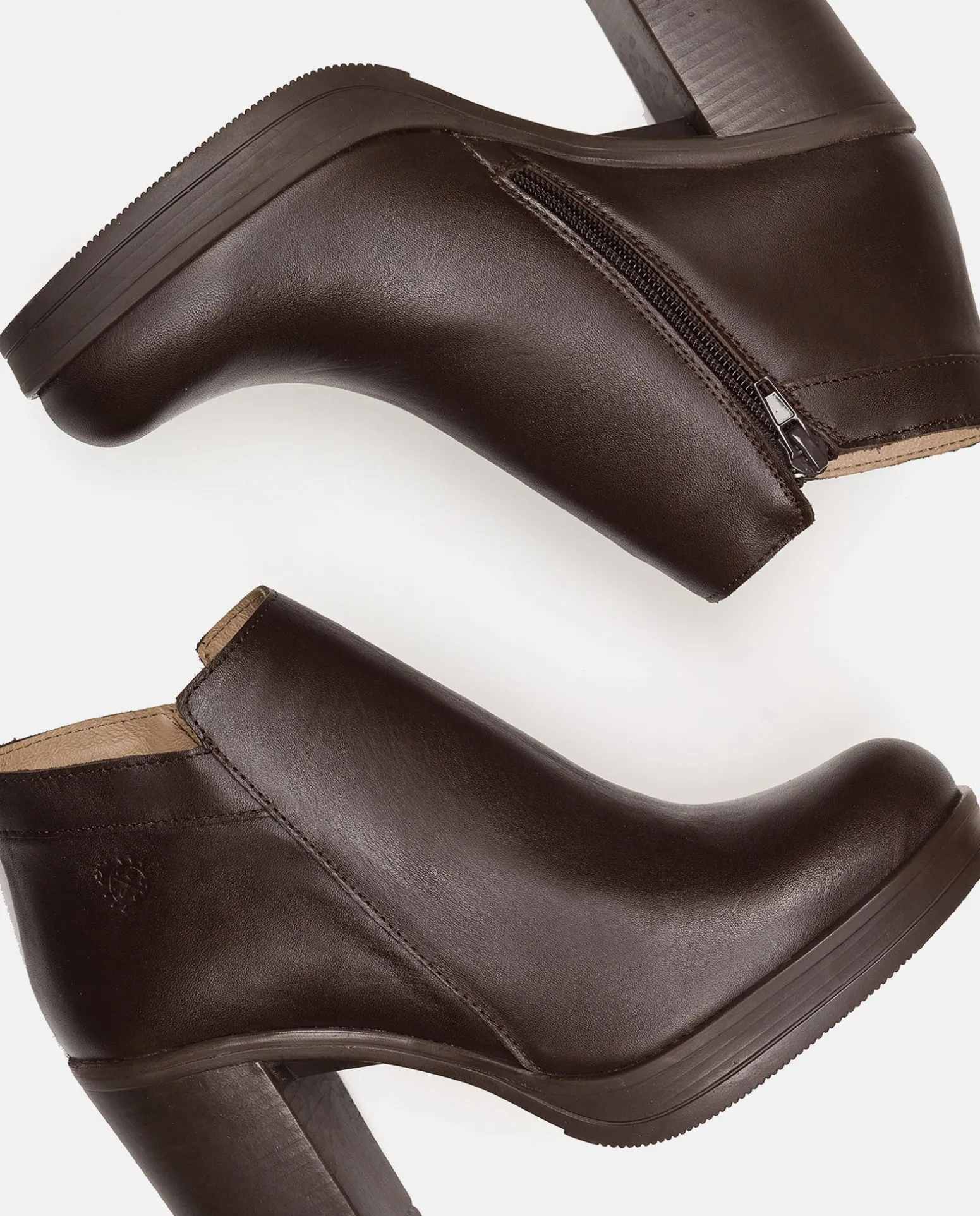 Heeled Ankle Boot PILSEN-004 Brown
