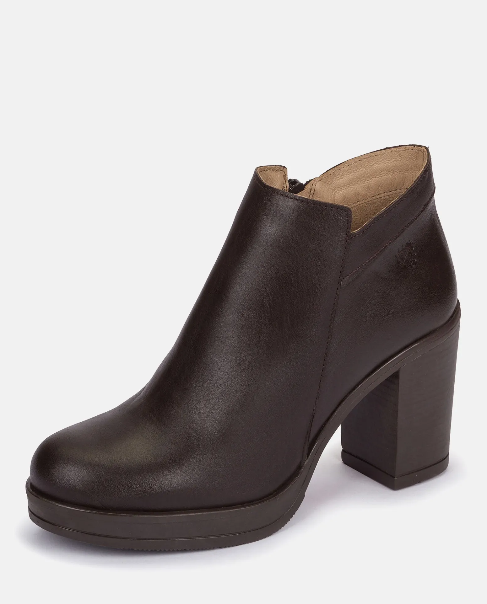 Heeled Ankle Boot PILSEN-004 Brown