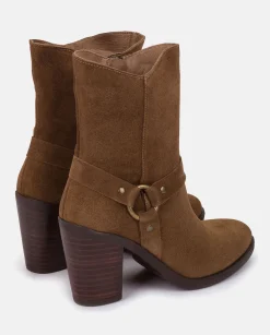 Heeled Ankle Boot TOURS-008 Brown