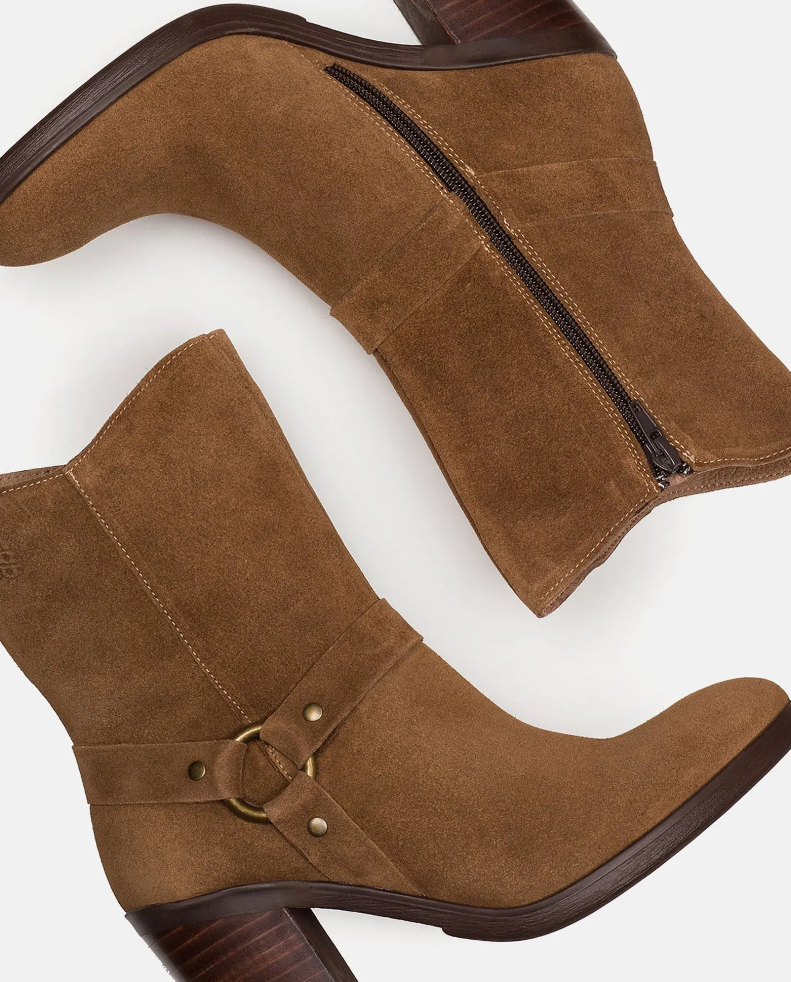 Heeled Ankle Boot TOURS-008 Brown
