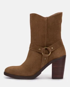 Heeled Ankle Boot TOURS-008 Brown