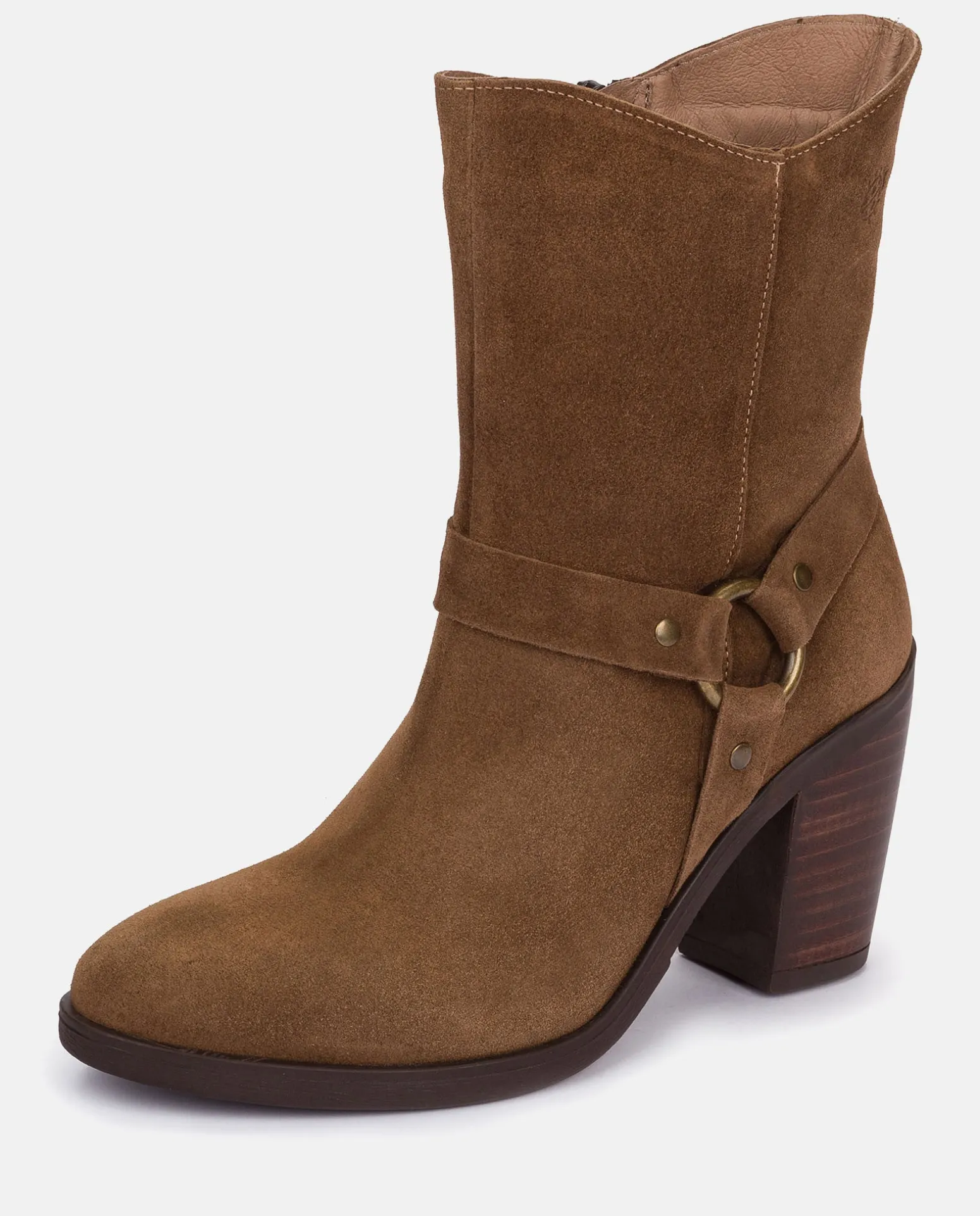 Heeled Ankle Boot TOURS-008 Brown
