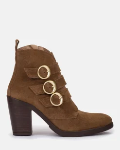 Heeled Ankle Boot TOURS-005 Brown