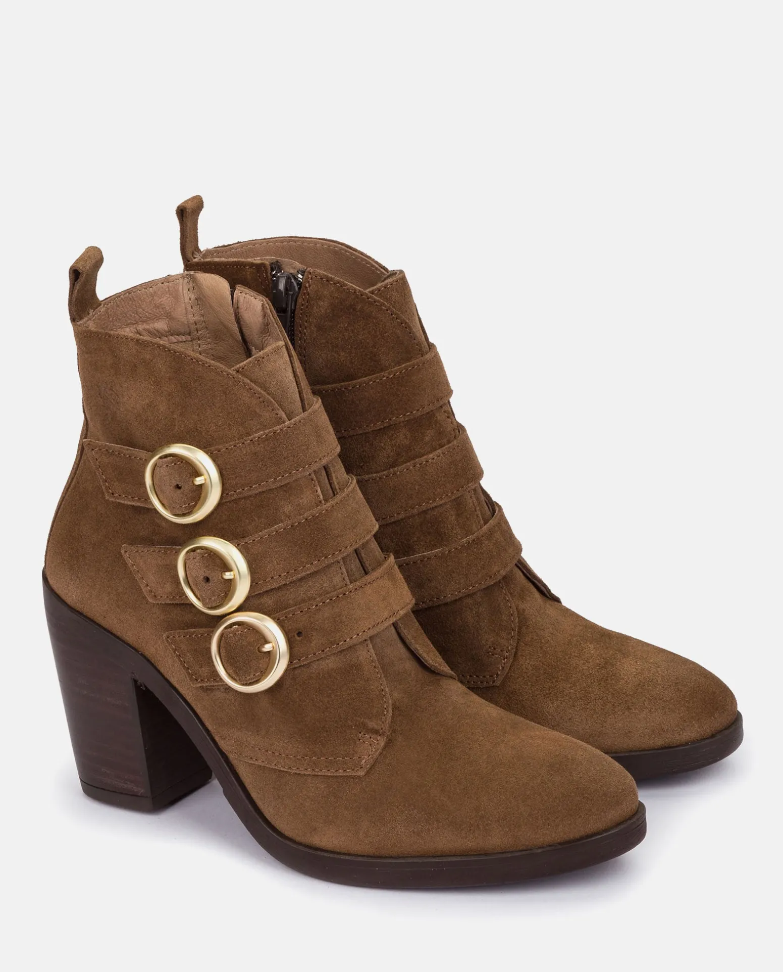 Heeled Ankle Boot TOURS-005 Brown