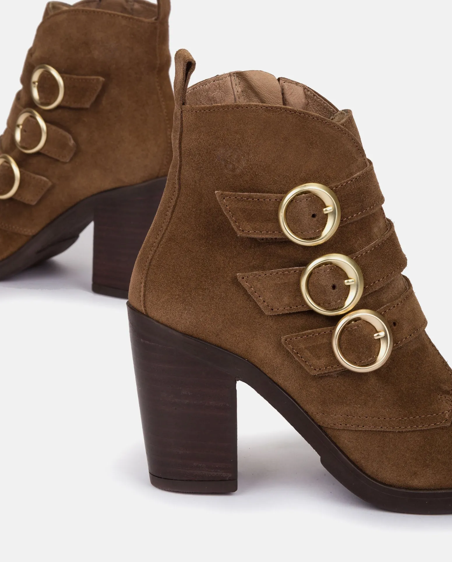 Heeled Ankle Boot TOURS-005 Brown