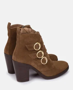 Heeled Ankle Boot TOURS-005 Brown