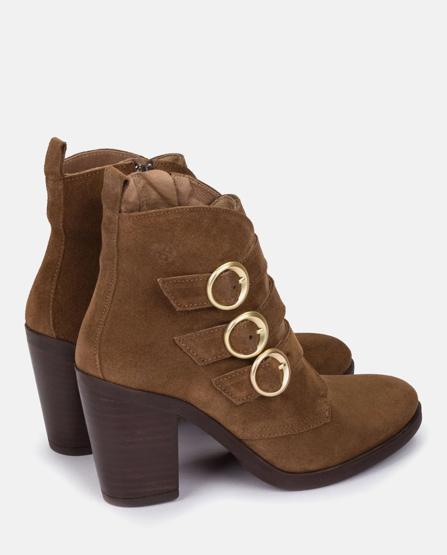 Heeled Ankle Boot TOURS-005 Brown