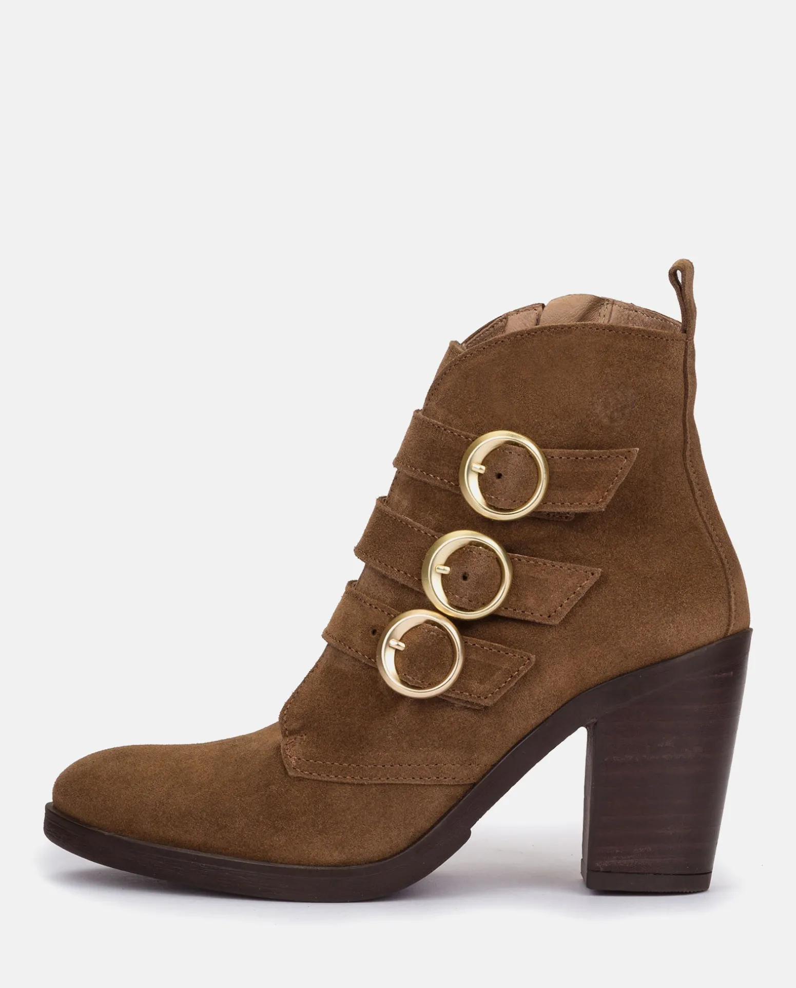 Heeled Ankle Boot TOURS-005 Brown