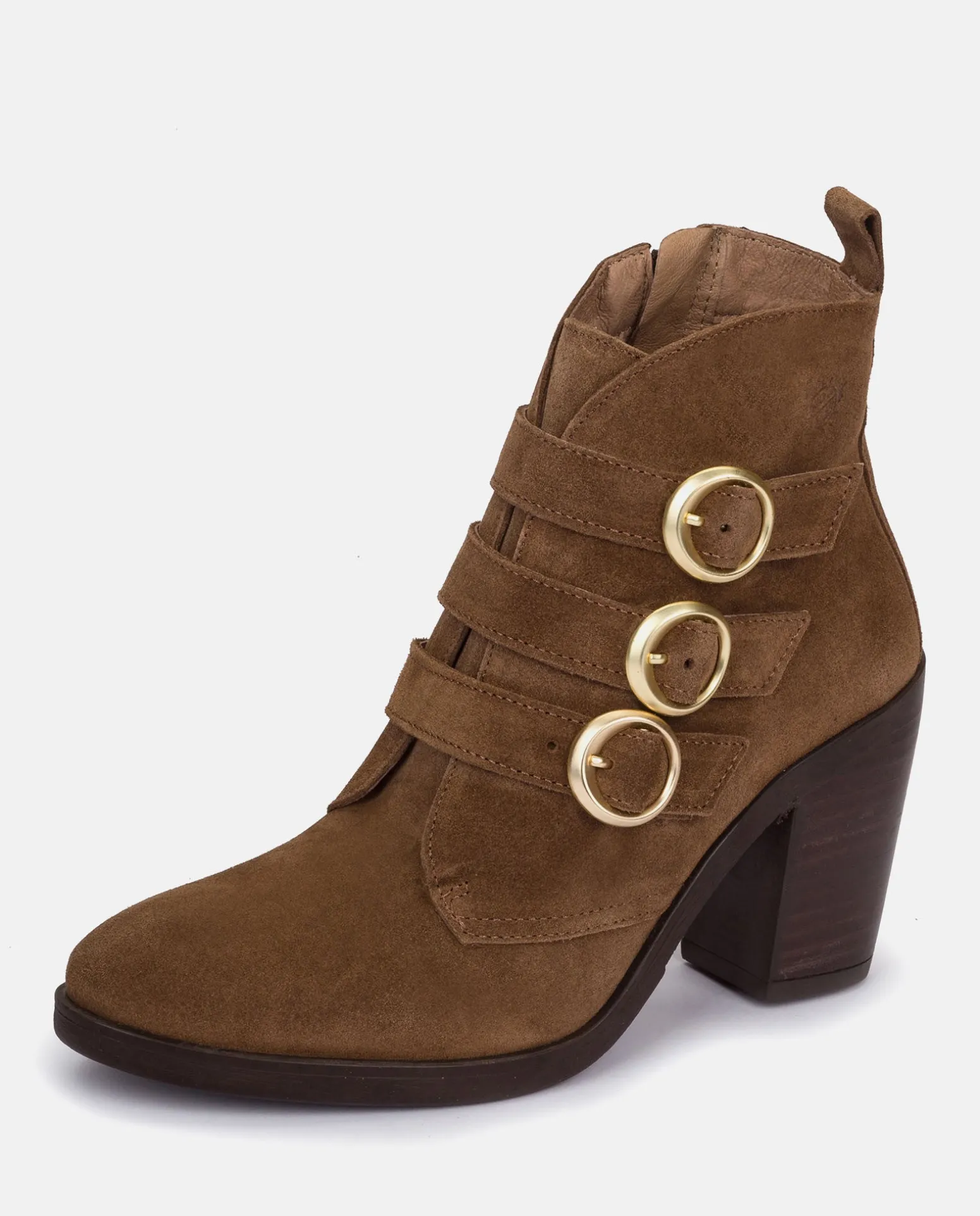 Heeled Ankle Boot TOURS-005 Brown