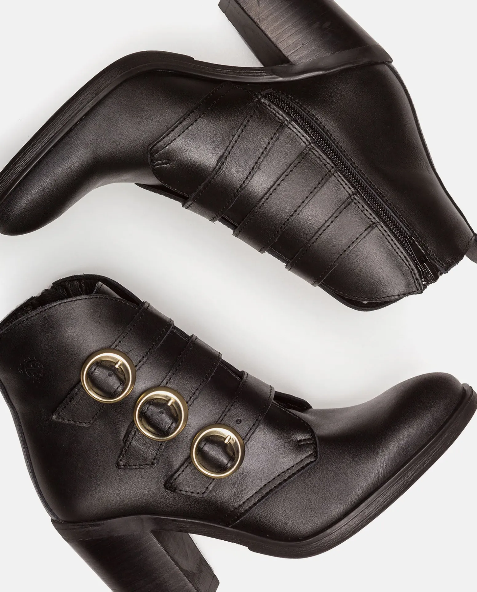 Heeled Ankle Boot TOURS-005 Black