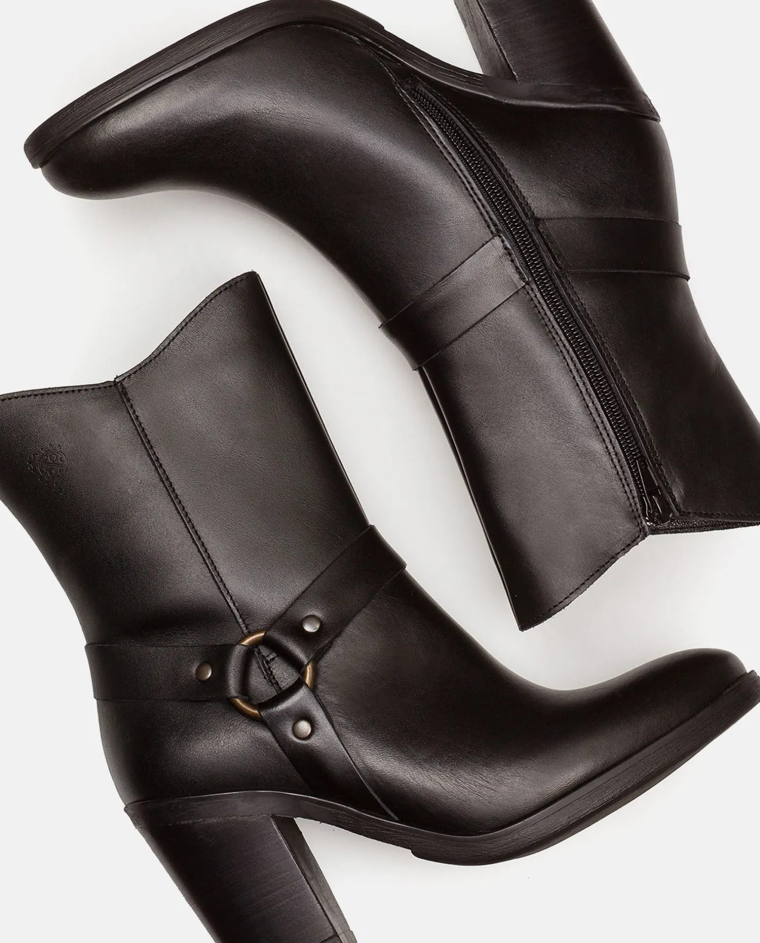 Heeled Ankle Boot TOURS-008 Nero