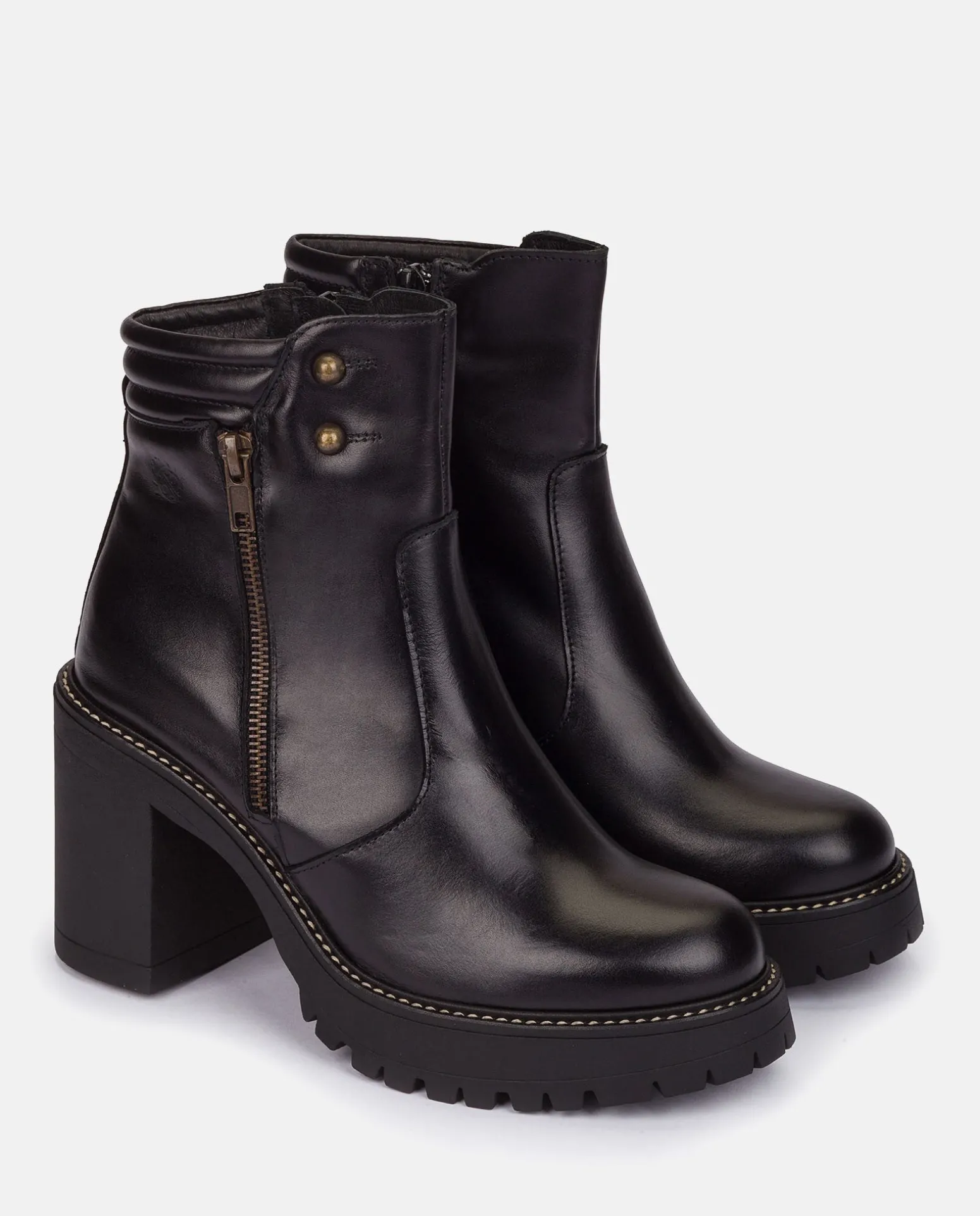 Heeled Ankle Boot TUNA-002 Black