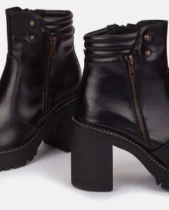 Heeled Ankle Boot TUNA-002 Black