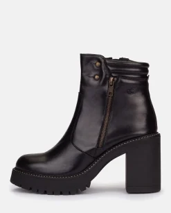 Heeled Ankle Boot TUNA-002 Black