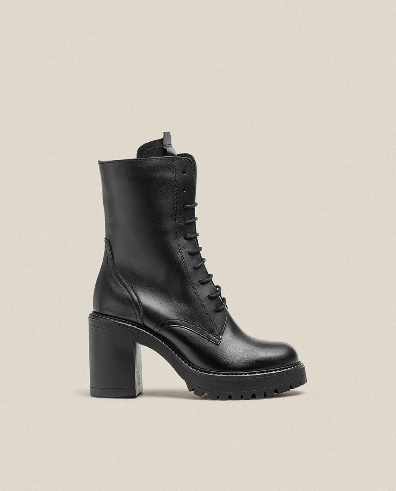 Heeled Ankle Boot TUNA-006 Black