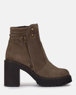 Heeled Ankle Boot TUNA-002 Grey