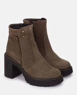 Heeled Ankle Boot TUNA-002 Grey