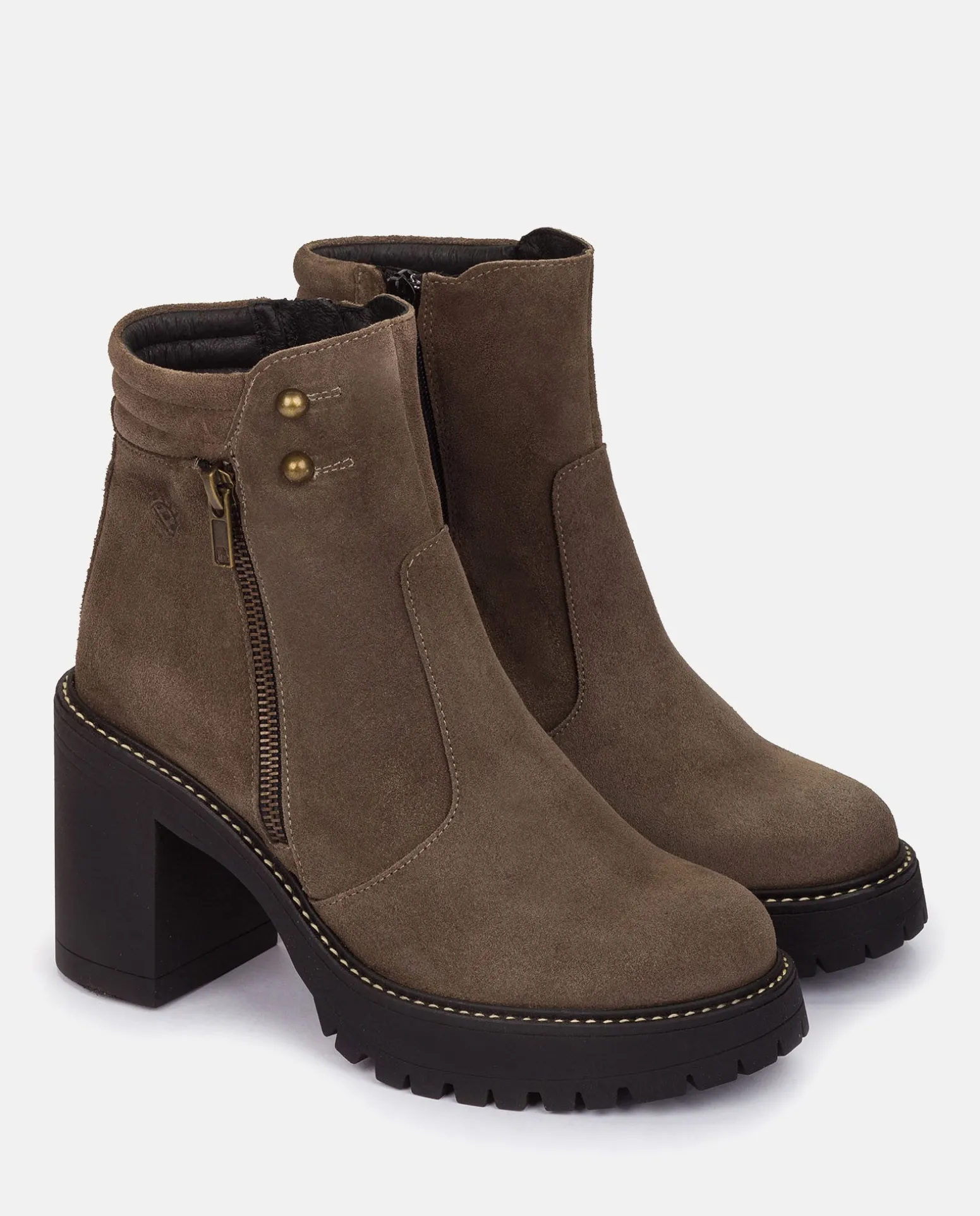 Heeled Ankle Boot TUNA-002 Grey