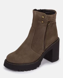 Heeled Ankle Boot TUNA-002 Grey