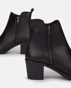 Heeled Ankle Boots LILLE-012 Black