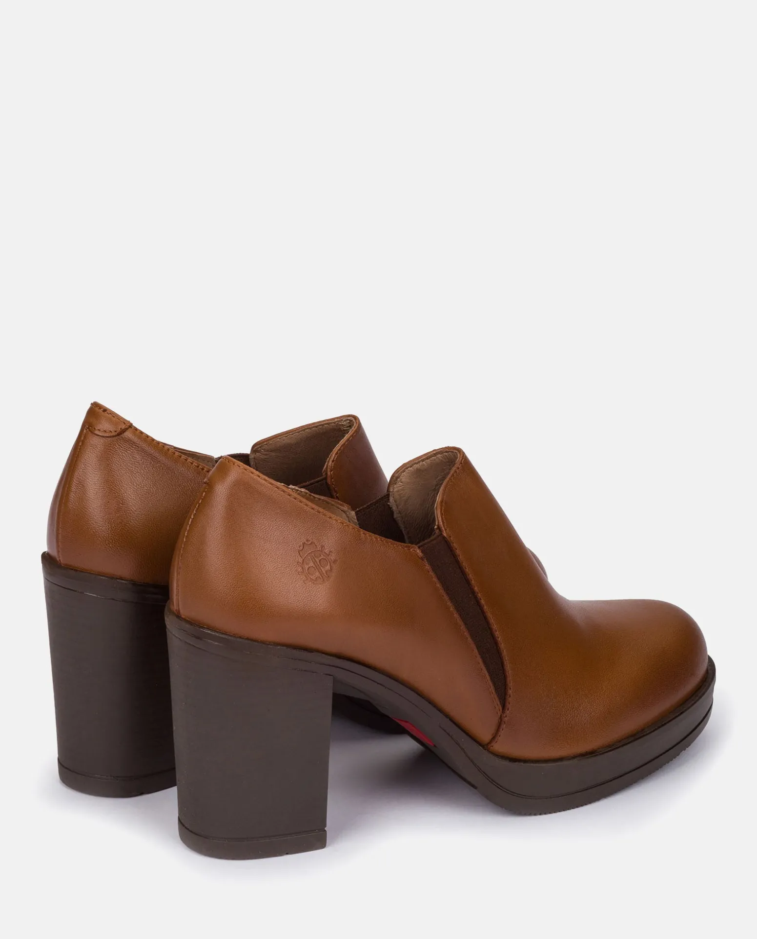 Heeled Ankle Boots PILSEN-005 Brown