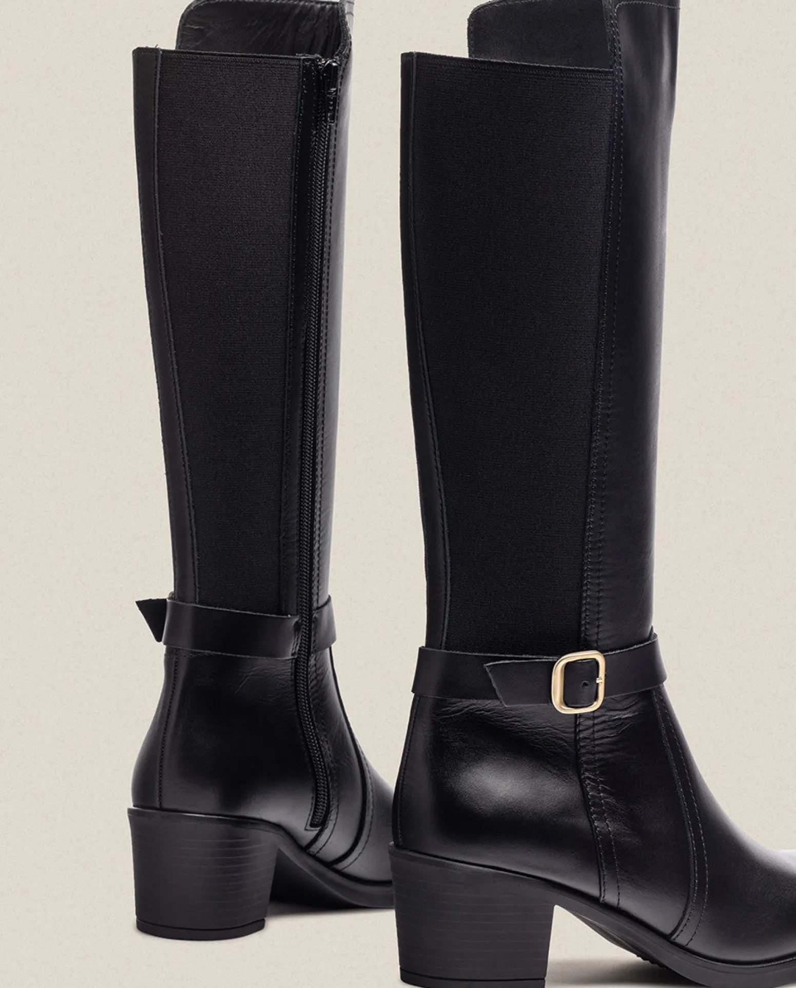 Heeled Boot LILLE-015 Black