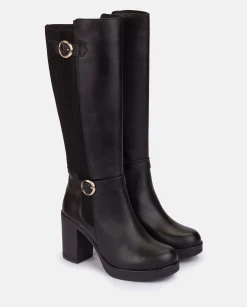 Heeled Boot PILSEN-001 Black