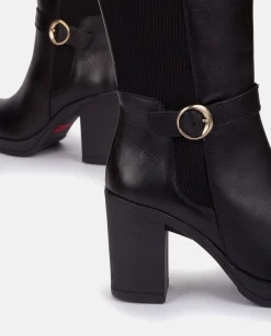 Heeled Boot PILSEN-001 Black