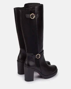 Heeled Boot PILSEN-001 Black