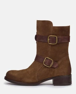 Heeled Booty MONS-003 Brown