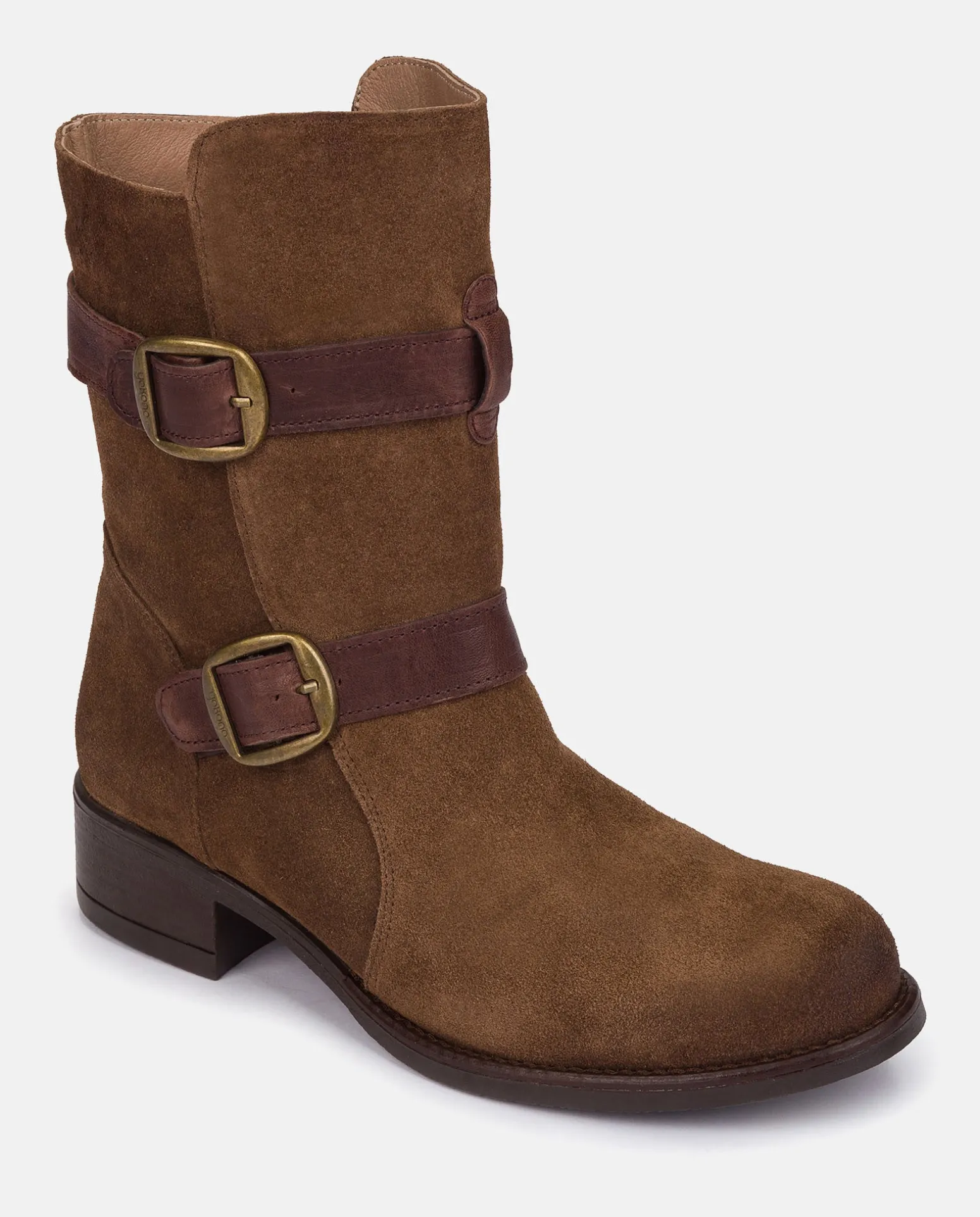 Heeled Booty MONS-003 Brown