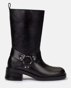 Heeled Booty SPA-003 Black