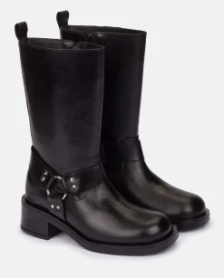 Heeled Booty SPA-003 Black