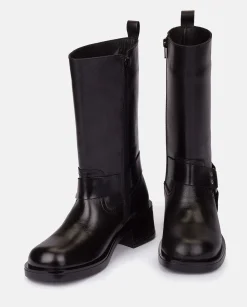 Heeled Booty SPA-003 Black